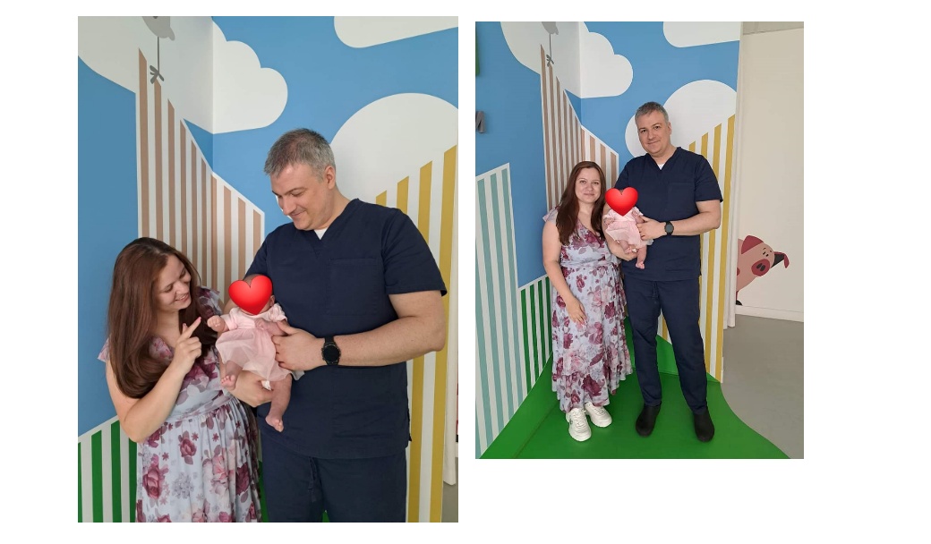 Дария - дългоочаквана рожба, родена след рискова бременност 