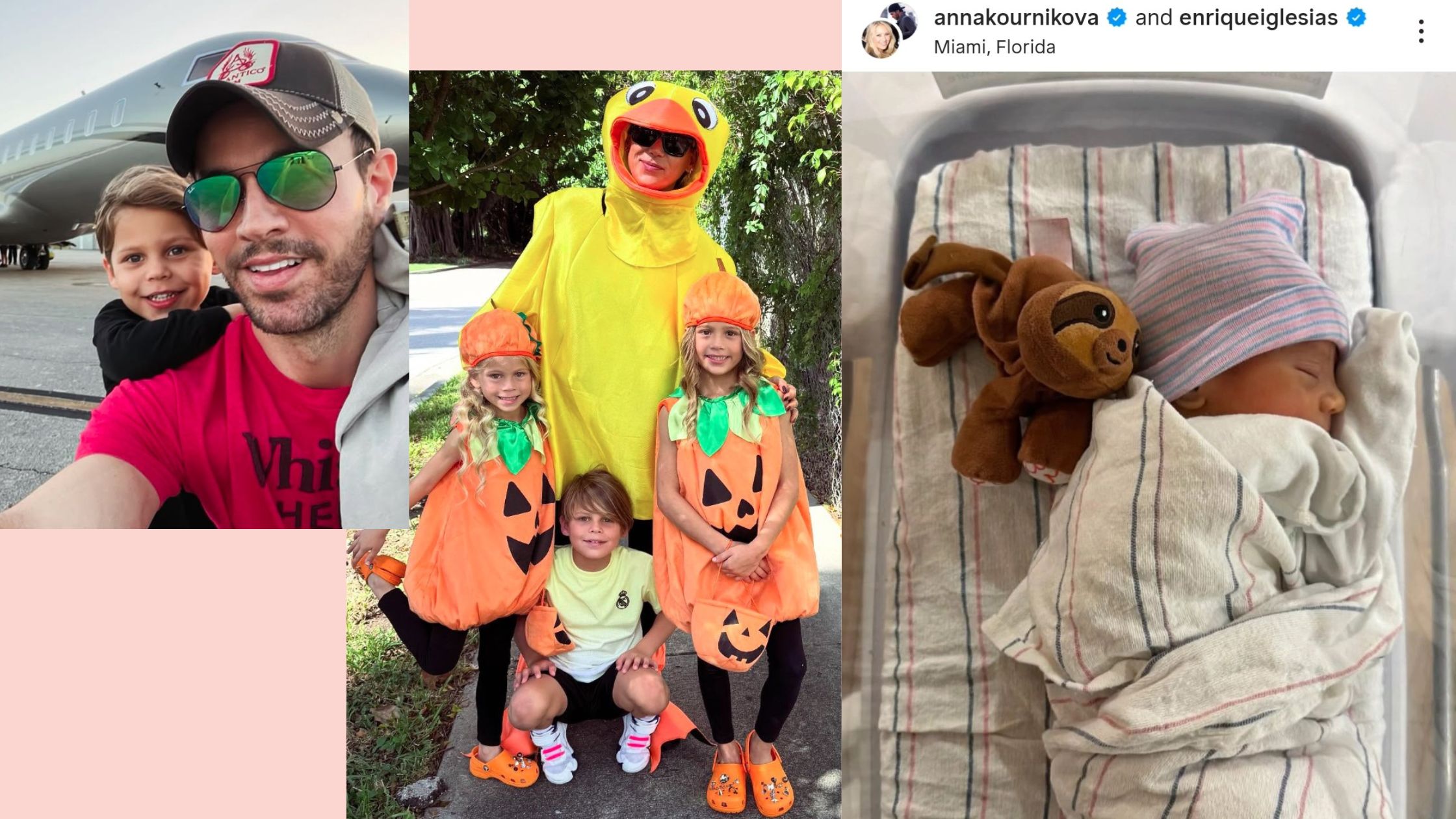 Енрике Иглесиас и Анна Курникова станаха родители за четвърти път