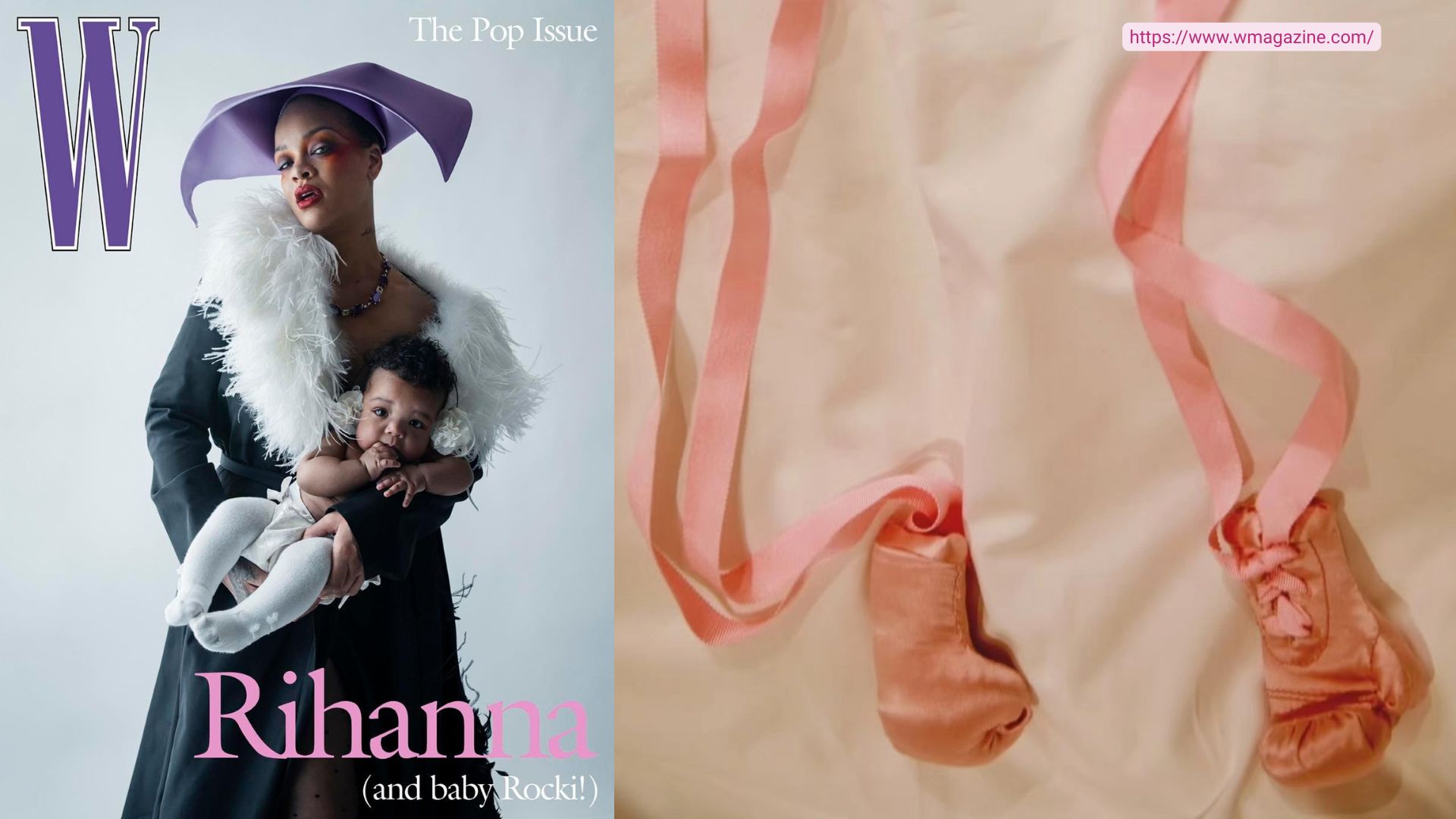 Риана на корицата на W Magazine заедно с дъщеря си Rocki - как звездата промени музиката, модата и майчинството